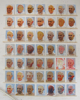 49 Popes, 2014, oil on board, each 32x24cm, total  206x210cm 