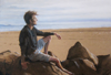 Am Meer, 2013, oil on board, 35x50cm.