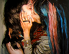 	Big Kiss, 2012, oil on canvas, 145x190cm.